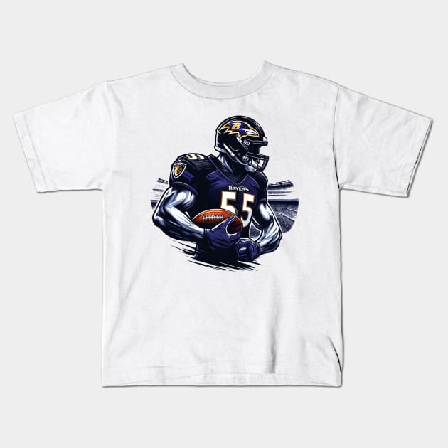 Baltimore Ravens 004 Kids T-Shirt by romancenemy